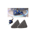 Miniatyrbild 1 av 5: 360° Justerbar Rotations Triangel, Teleskopisk Rengöringsmopp med Automatisk Vattenskrapa Funktion 2 Mikrofiber Rengöringsdukar Utökningsbar Mopp (Blå