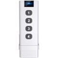 Miniatyrbilde 1 av 5: TUYA ZigBee Smart House Trådløs 4-Gangs Scene Switch Bærbar Fjernkontroll Tuya Zigbee Hub Nødvendig Begrensning for å Kontrollere Enhet