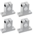 4x SK16 Lineær Aksel Understøttelse 16mm CNC Lineær Bevægelse Kugleslide Enheder Skinne Understøttelse Aksel Guide til 3D Printer Multi-Akse Maskine