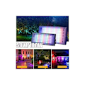 Miniatyrbilde 5 av 5: Pakke med 4 dimbare RGB LED-flomlys for utendørs, IP66 vanntett med fjernkontroll, 16 farger, 4 lysmoduser for utendørs og innendørs (