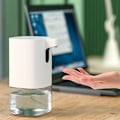 Miniatyrbild 4 av 5: Skumdispenser Sensor Smart Kontakt Väggmonterad Infraröd Automatisk Handtvätt för Hem Kök Badrum
