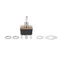 Miniatyrbillede 2 af 5: 6X AC 250V/10A 125V/15 DPDT 3 Position ON/OFF/ON 6 Pin Vippekontakt Sort + Sølv