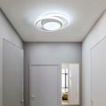 Miniatyrbillede 2 af 5: LED-loftslampe, rund loftslampe 32W 2500lm, moderne loftslampe til entre, soveværelse, køkken, stue, køligt hvidt 6000K, længde 34c