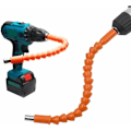Miniatyrbild 1 av 5: Förlängningsborr Flexibel förlängningsbit 295mm Ledaxel Högpresterande 360 rotationsvinkel Skruvmejseladapter, Orange