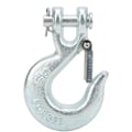 Miniatyrbillede 1 af 5: 5/16 Tommer Clevis Glidekrog med Sikkerhedslås, Heavy Duty Kulstofstål Trækkrog til Trailer Vindespil