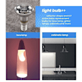 Miniatyrbillede 3 af 5: Udskiftnings Lava Lampe E14 R39 30W Skrue-i Floodlight Reflektor Pære Klar Spot Glødepære Lava Pærer 5 Stk..