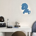 Miniatyrbilde 2 av 5: LED Unicorn Vegglampe Barnerom Gutter Jenter Barn Vegglampe Leselampe Soverom Sengelampe Unicorn Nattelykter Babylys Stemningslys for Barn