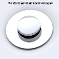 Pikkukuva 5 / 5: Allas-tyhjennyspistoke Hyppivä Ydin Allas-tyhjennyspistoke Kylpyhuoneen Keittiön Kylpyammeen Allas Tyhjennysrei'ille 34-40mm