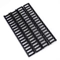 Miniatyrbillede 4 af 5: 8 stk. blød polymer let installationsstige, 18 slots, sort