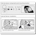 Miniatyrbild 4 av 5: Integrerad däcktrycksövervakning TPMS däcktrycksensor biltillbehör