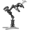 Pikkukuva 3 / 5: 7 tuuman nivelletty taivutettava Magic Arm - Super Clamp - säädettävä kiinnitysklipsi 1/4 ja 3/8 tuuman kierteillä kameramonitorille/LCD-monitorille/Led L