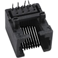 Miniatyrbillede 1 af 5: 20 stk. RJ45 8P8C netværks-PCB-stik til computerinternet, sort