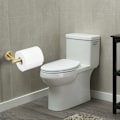 Miniatyrbillede 2 af 5: Toiletpapirholder i rustfrit stål, toiletpapirholder med børstet nikkel finish vægmonteret, ideel til køkken toilet (guld)