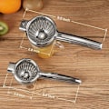 Miniatyrbillede 3 af 5: Citronpresser, Citronpresser, Citruspresser, Rustfrit Stål Citruspresser, Manuel Citruspresser, Manuel Citruspresser til Citron og Lime