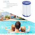 Miniatyrbillede 4 af 5: 4 x Type II Swimmingpool Filterpatroner til Type II Filtre til 58094