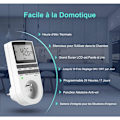 Miniatyrbillede 2 af 5: Digital programmerbar stikkontakt, ugentlig digital timer med LCD-display, 12H/24H/7 dage elektrisk stikkontakt timer, energibesparende til husholdningsapparater (1