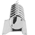 Miniatyrbillede 5 af 5: Metal Mekanisk Tæller 4-cifret Manuel Klikker 5 Enheder Rustfrit Stål Tælle Hardware Værktøjer