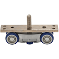 Miniatyrbillede 1 af 5: Træ folde dør hardware skydedør remskive møbler hardware hjul lade dør rulle væg dør folde dør
