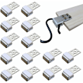 Miniatyrbillede 1 af 5: 30 stk. Metal Sofa Fjedre Clips, 5 Huller Møbel Fjedre Clips, Polstrede Møbler Udskiftningsdele, Sofa Udskiftningsdele