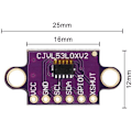 Miniatyrbild 2 av 5: VL53L0X ToF Telemetri Sensor Tidsburst 940Nm -VL53L0XV2 Avståndsmätare Modul I2C IIC