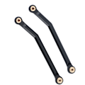 Miniatyrbilde 3 av 5: CNC metallchassis med høy klaring for 1/24 RC-bil Axial SCX24 AXI00001 C10 AXI00002 deler, svart