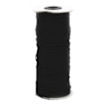 Miniatyrbilde 1 av 5: 90 meter lang DIY flettet elastisk båndledning strikkesyningstape, sort, 0,3 centimeter