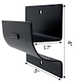 Miniatyrbillede 2 af 5: Heavy Duty Stige Hanger - Vægmonterede Stigekroge til Stigeopbevaring - Trillebør Hængere til Garagevæg - 1 Pakke