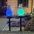 Miniatyrbilde 2 av 5: Kaninfigur LED Solcellelys Julepynt for Hage Lys Utendørs Belysning Plenlampe