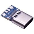 Pikkukuva 3 / 5: 10 kpl sarja USB 3.1 tyypin C liitin 14-nastainen liitäntä läpireikä PCB 180 pystysuojaus USB-C1