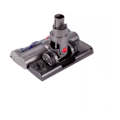 Miniatyrbillede 4 af 5: Motoriseret roterende børste kompatibel med Dyson V7 V8 V10 V11 V12 V15 blød rulle til parket, fliser og LED-lys, sølvgrå, Fonepro