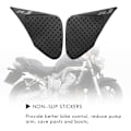 Miniatyrbillede 2 af 5: Til R3 2015 2016 2017 Yzf-R3 Anti-Slip Pad Tank Beskytter Side Stickers Gas Knægreb Trækkraft Pads