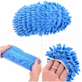 Miniatyrbilde 4 av 5: 5 par støvmopp gulvrengjøringsslippers skorengjøring mikrofiber fotsokker gulvskitt skitt multifunksjons hårfjerner (A)