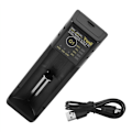 Miniatyrbillede 3 af 5: 18650 Lithium Batterilader med enkelt slot til USB