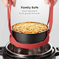 Miniatyrbillede 5 af 5: Silikone slynge til trykkoger, silikone slynge bageform 6Qt/8Qt Instant Pot/Ninja Foodi/Multi-funktionel komfur Anti-skoldning kogegrej dampkogningsstativ, BPA-fri