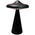 Miniatyrbillede 1 af 5: LED Natlampe Svampe Lampe Atmosfære Projektionslampe Dekoration Sengebordslampe Soveværelse Bordlampe Sort