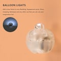 Miniatyrbillede 3 af 5: 100 stk./parti 100 x runde LED-flashkuglelampe ballonlys lang standbytid til papir lanterne ballonlys bryllupsfest dekoration hvid
