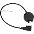 Pikkukuva 4 / 5: AMI MDI Bluetooth-musiikki AUX- ja USB-naaras USB-adapterikaapeli A4 A6 Q5 Q7 -malleihin vuodelta 2009