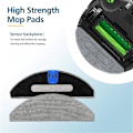 Miniatyrbillede 4 af 5: 4 stk. Mikrofiber-Reservedele til Combo I5+/I5/J5+/J5 Robotstøvsuger, Vaskbar og Genanvendelig