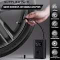 Miniatyrbillede 4 af 5: Mijia bærbar luftkompressor - Elektrisk cykelpumpe bildæk oppustelig elektrisk oppustelig - 6 oppustelige tilstande Mini kompressor LED-lampe 2000mAh