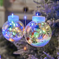 Miniatyrbilde 2 av 3: Julekulelys med 10 LED-lys, Vanntette Juletrærlys for Utendørs og Innendørs 3x3M Lysstrengkule for Hage