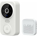 Miniatyrbild 1 av 5: Smart trådlös fjärrvideo dörrklocka Smart visuell dörrklocka Hem intercom HD nattvision WiFi säkerhetsdörrklocka, trådlös dörrklocka
