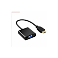 Miniatyrbilde 3 av 3: HDMI til VGA HD-adapterkabel med lyd- og videokrafttilkobling, egnet for datamaskiner, stasjonære datamaskiner, bærbare datamaskiner, PC