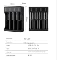 Miniatyrbillede 2 af 5: 18650-oplader med type C-kabel 4.2V lithiumbatteri smart oplader til 14500 26650 18650 batteri, 3 slots
