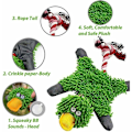 Miniatyrbillede 2 af 5: Squeaky legetøj til små til mellemstore hunde, leveres med squeakers, crepepapir, snor til at gøre plyslegetøj mere interaktivt og sjovt (orange)