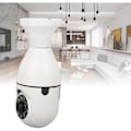 Miniatyrbild 3 av 5: Ljuslampa Kamera 360 Grader Panoramisk Infraröd WIFI Säkerhetskamera med E27 Interface Bas