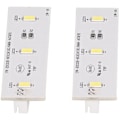Miniatyrbilde 3 av 5: 2 stk. Erstatnings-LED-lyslist for kjøleskap, reparasjonsdel for SW BX02B DC 12V