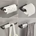 Pikkukuva 2 / 3: Paperitelineen pidike, keittiöpaperirullan pidike, keittiöpaperipyyhkeen pidike kaapin alla, paperitelineen pidike, paperitelineen pidike, ei porausta (A-