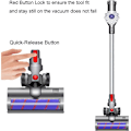 Miniatyrbillede 4 af 5: Turbo Elektrisk Motoriseret Børste til Dyson V7 V8 V10 V15 V11 V12 Hurtig Udløsning med Bløde Rullebørster med LED-lys