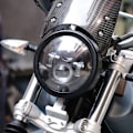 Miniatyrbillede 4 af 5: Motorcykel 7 Tommer Burst Forlygte Trim Ring Dæksel CNC Aluminium Speedometer Måler til R Nine T B