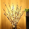 Miniatyrbillede 2 af 5: Grenlygter, LED Pilegren Lighted Branch DIY Træ Pilegrene Lampe Batteridrevet Kviste (5stk, Varm Hvid)